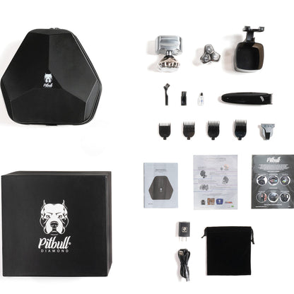 Pitbull Diamond PRO Head & Face Shaver | Ultimate Precision & Smoothness