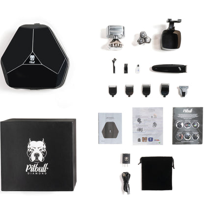 Pitbull Diamond PRO Head & Face Shaver | Ultimate Precision & Smoothness