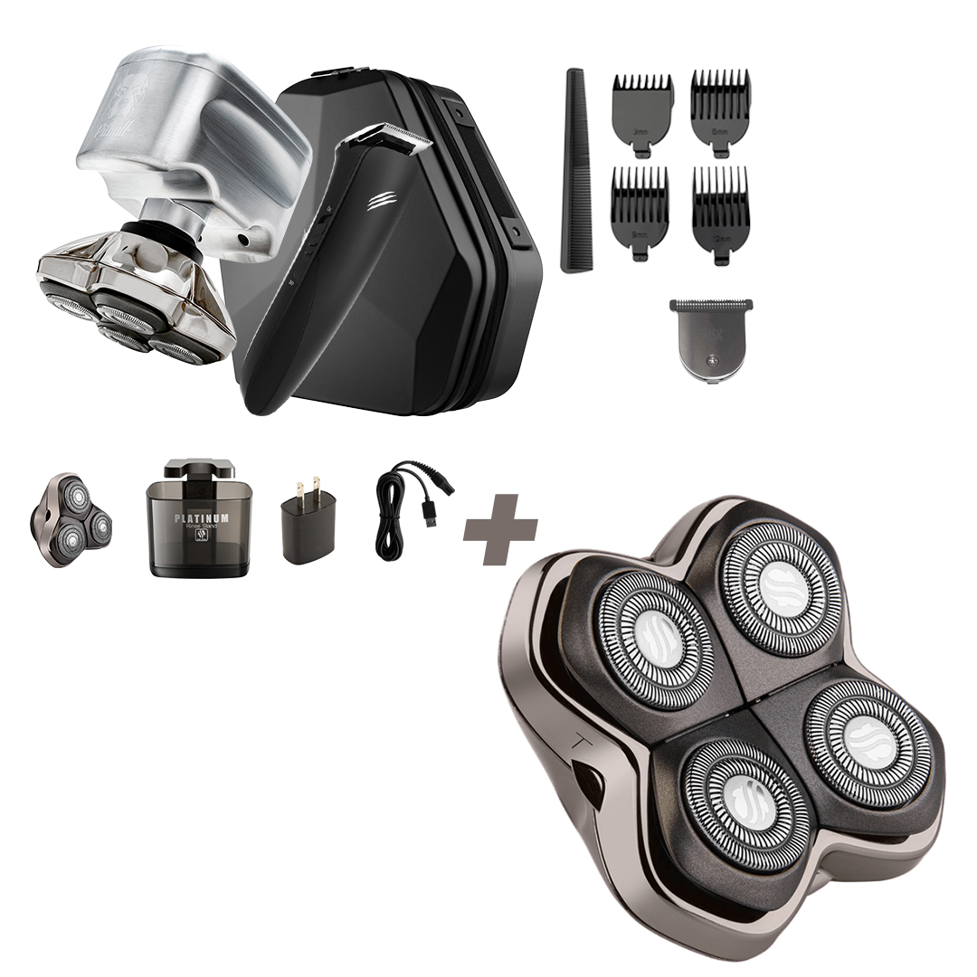 Pitbull Diamond PRO Head & Face Shaver | Ultimate Precision & Smoothness