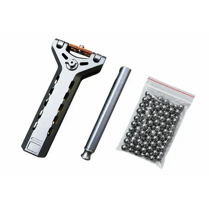 Professional Telescopic Aluminum Alloy Auto-Loading Slingshot Full Kit (200 Steel Balls)